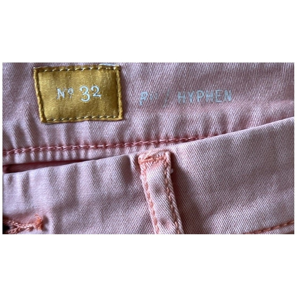 Pilcro and the Letterpress Hyphen Chino Pants Womens 32 Coral Pink Straight Leg - Picture 5 of 5